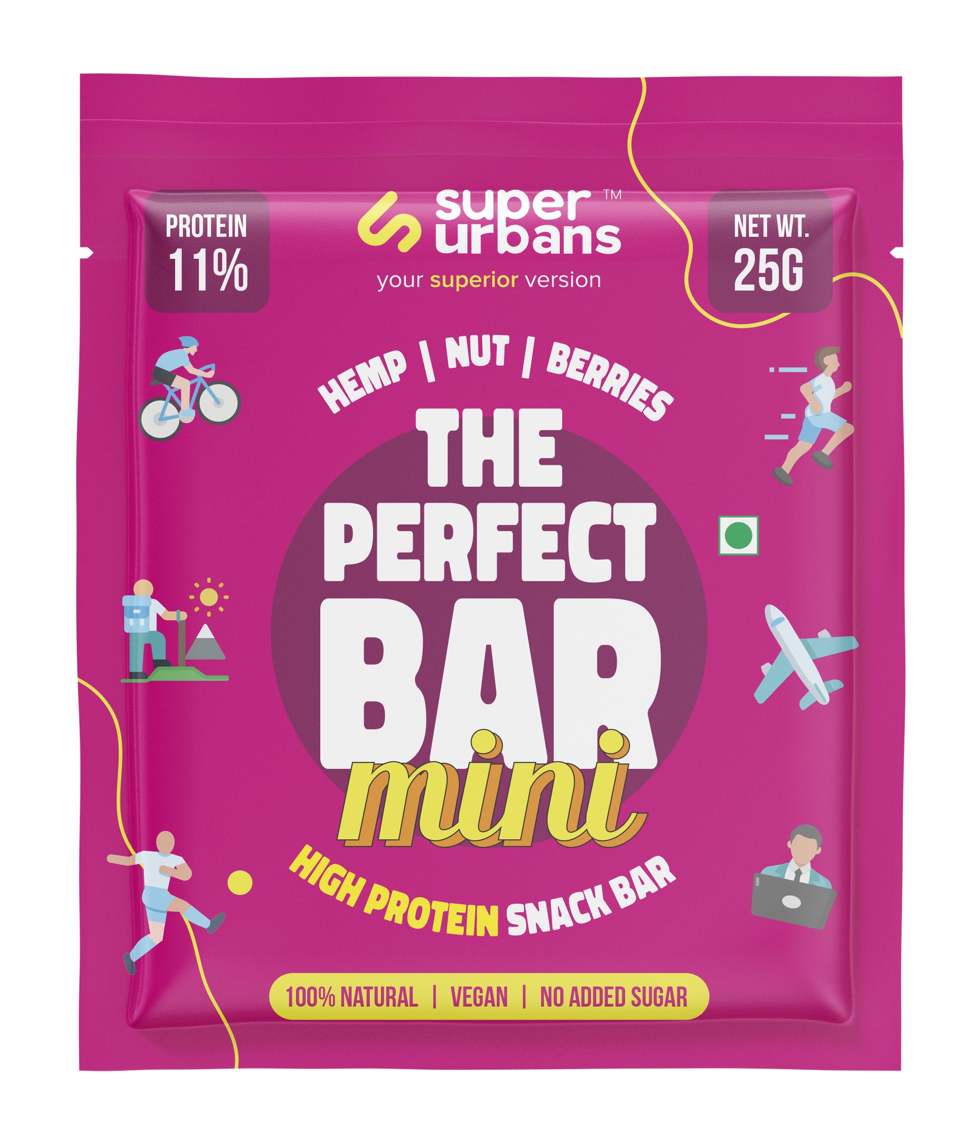 Buy Online Best Vegan Protein Bars: Berry Flavored - 6 Pack